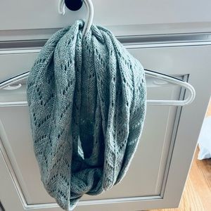 Blue  sparkly infinity scarf